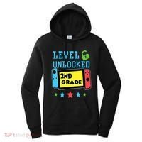 2nd Grade Level Unlocked Gamer First Day Of School Boy Women's Hoodie thumb 0