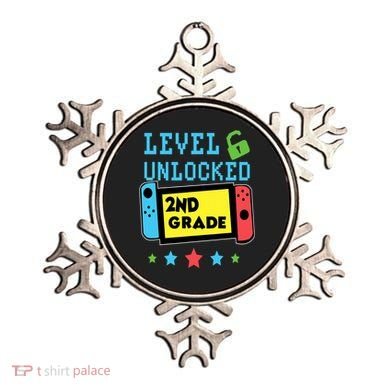 2nd Grade Level Unlocked Gamer First Day Of School Boy Ornament