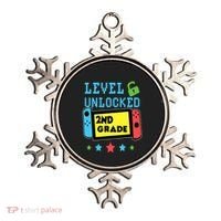 2nd Grade Level Unlocked Gamer First Day Of School Boy Ornament thumb 0