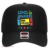 2nd Grade Level Unlocked Gamer First Day Of School Boy Hat thumb 0