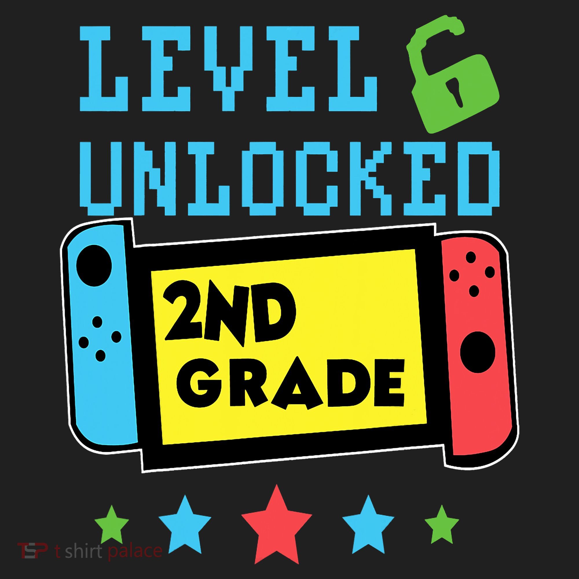 2nd Grade Level Unlocked Gamer First Day Of School Boy Golf Towel