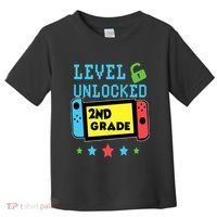 2nd Grade Level Unlocked Gamer First Day Of School Boy Toddler T-Shirt thumb 0