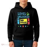 2nd Grade Level Unlocked Gamer First Day Of School Boy Kids Hoodie thumb 4