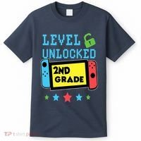 2nd Grade Level Unlocked Gamer First Day Of School Boy T-Shirt thumb 0