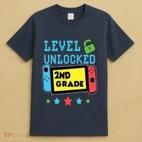 2nd Grade Level Unlocked Gamer First Day Of School Boy T-Shirt thumb 4