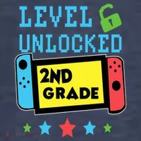 2nd Grade Level Unlocked Gamer First Day Of School Boy Tank Top thumb 6