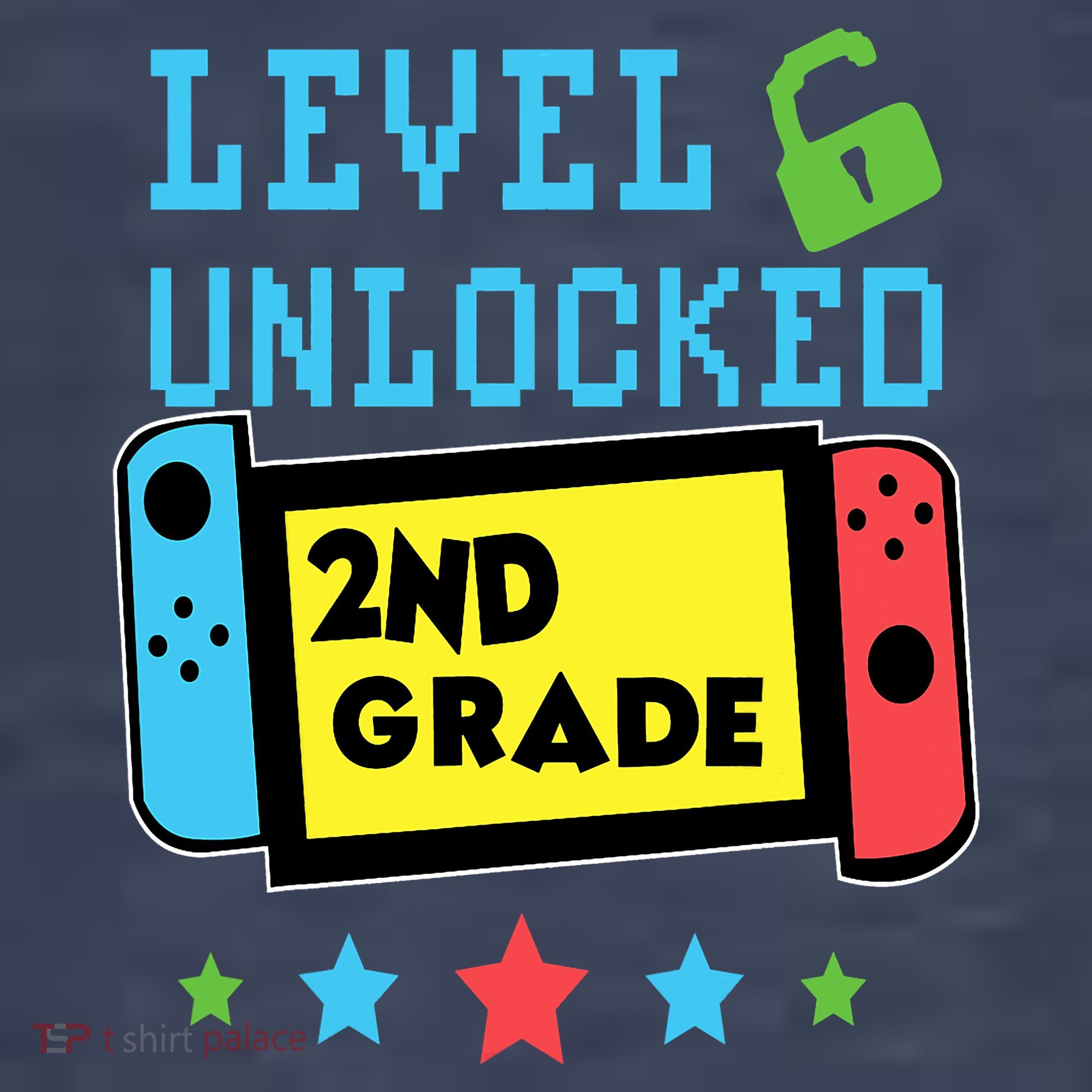 2nd Grade Level Unlocked Gamer First Day Of School Boy Tank Top
