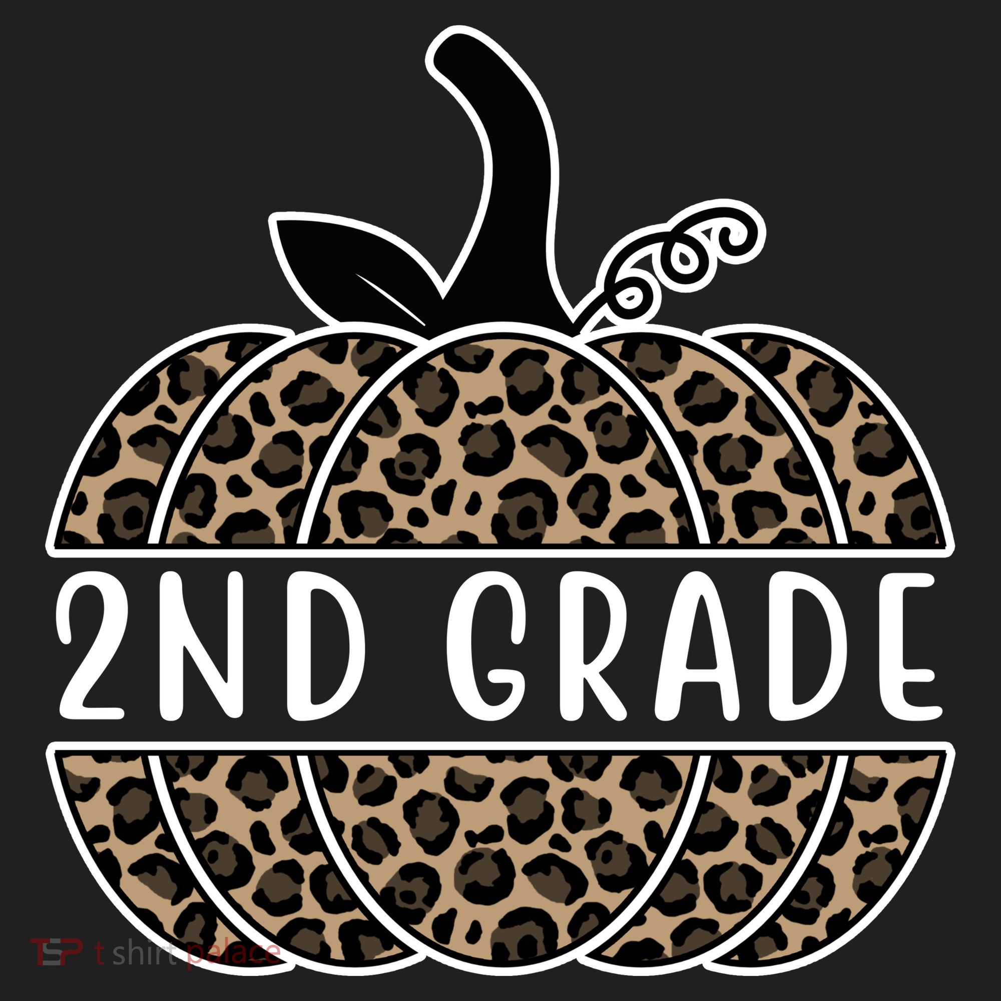 2nd Grade Leopard Pumpkin Women's Sweatshirt