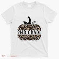 2nd Grade Leopard Pumpkin T-Shirt thumb 0