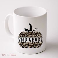 2nd Grade Leopard Pumpkin Coffee Mug thumb 0