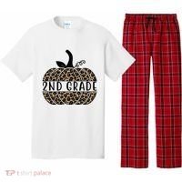 2nd Grade Leopard Pumpkin Pajama Set thumb 0