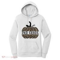 2nd Grade Leopard Pumpkin Women's Hoodie thumb 0
