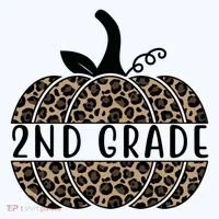2nd Grade Leopard Pumpkin Tumbler thumb 3