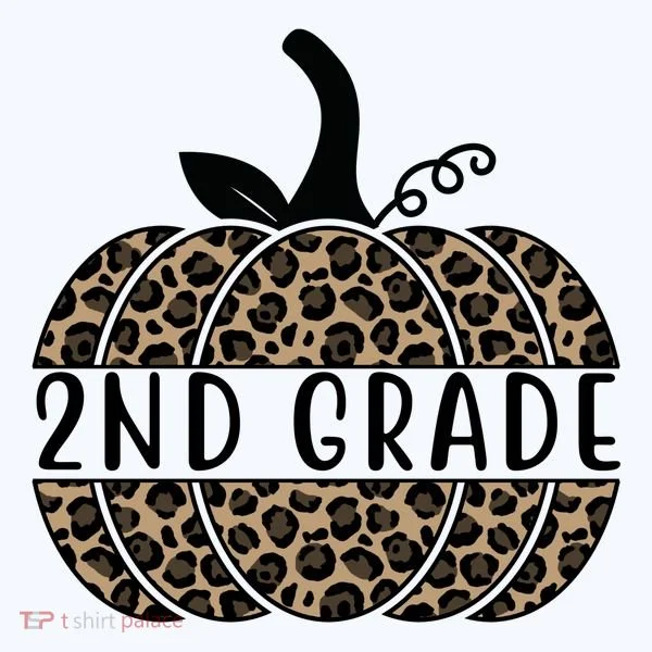2nd Grade Leopard Pumpkin Tumbler