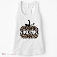 2nd Grade Leopard Pumpkin Women's Tank Top thumb 0