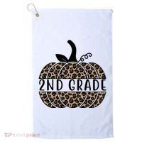2nd Grade Leopard Pumpkin Golf Towel thumb 0
