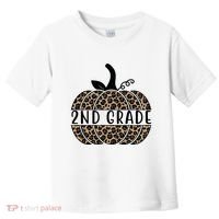 2nd Grade Leopard Pumpkin Toddler T-Shirt thumb 0