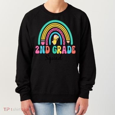 2nd Grade Squad Second Teacher Student Team Back To School Women's Sweatshirt