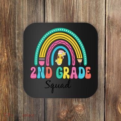 2nd Grade Squad Second Teacher Student Team Back To School Coaster