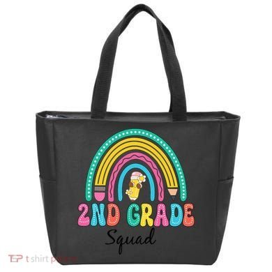 2nd Grade Squad Second Teacher Student Team Back To School Tote Bag