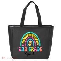 2nd Grade Squad Second Teacher Student Team Back To School Tote Bag thumb 0