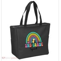 2nd Grade Squad Second Teacher Student Team Back To School Tote Bag thumb 2
