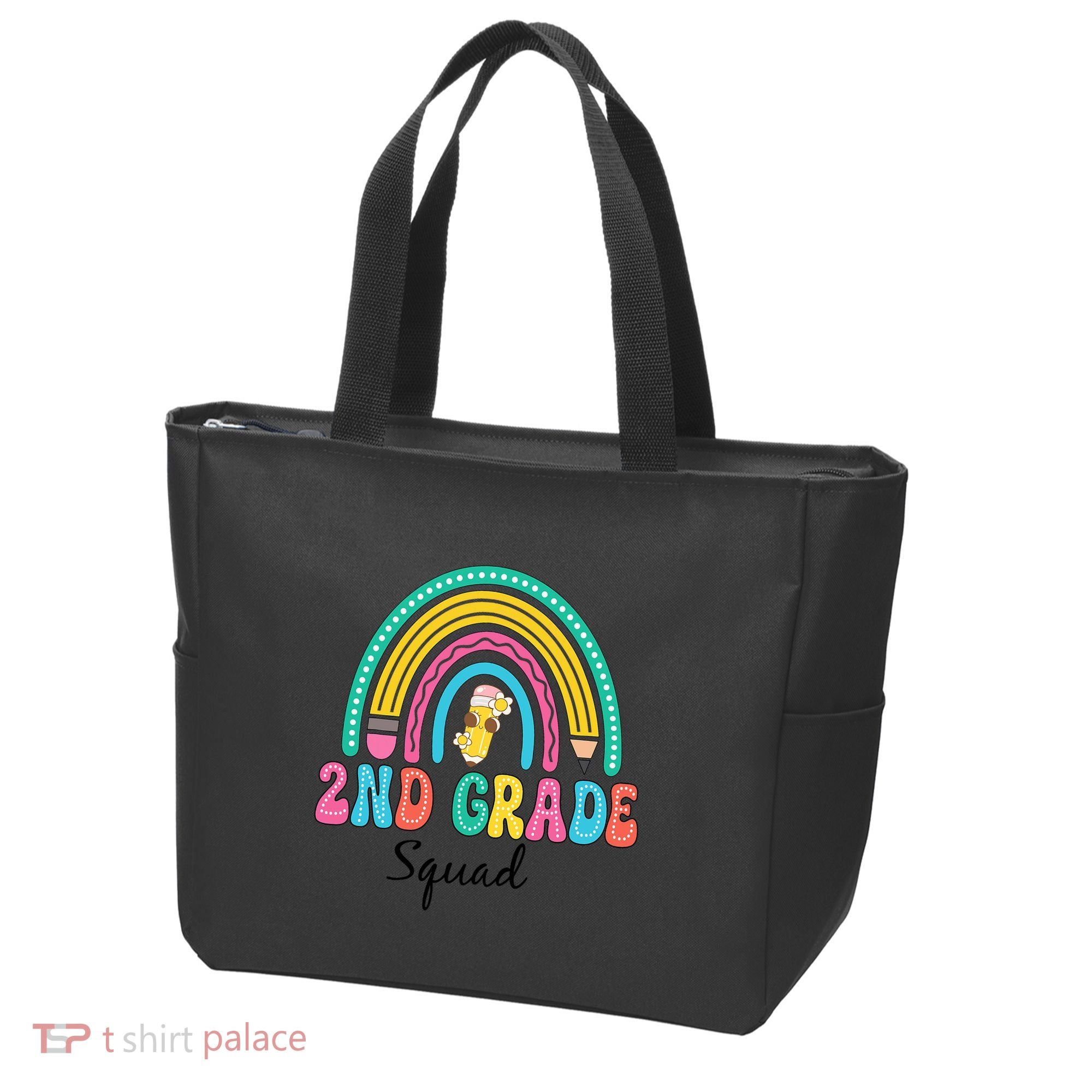 2nd Grade Squad Second Teacher Student Team Back To School Tote Bag