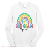 2nd Grade Squad Second Teacher Student Team Back To School Long Sleeve Shirt thumb 0