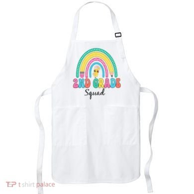 2nd Grade Squad Second Teacher Student Team Back To School Apron