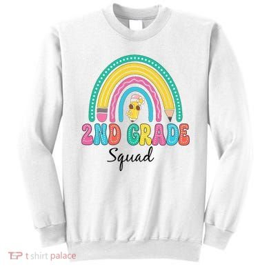 2nd Grade Squad Second Teacher Student Team Back To School Sweatshirt