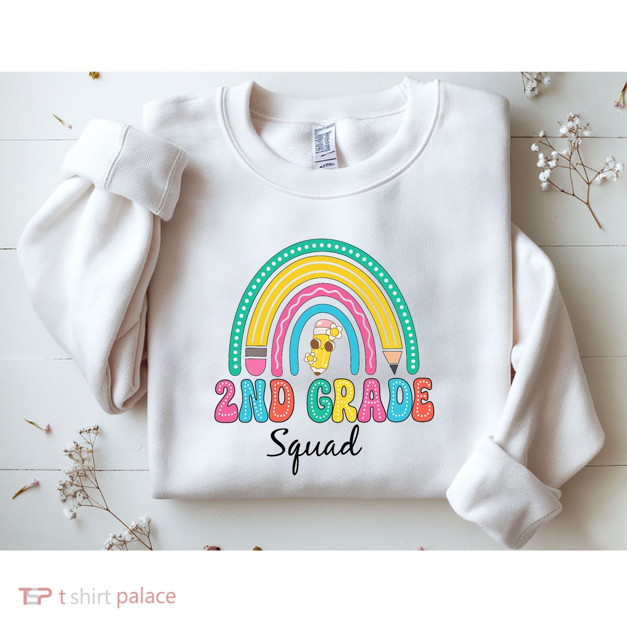 2nd Grade Squad Second Teacher Student Team Back To School Sweatshirt