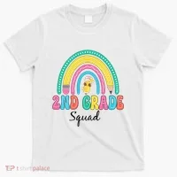 2nd Grade Squad Second Teacher Student Team Back To School T-Shirt thumb 0