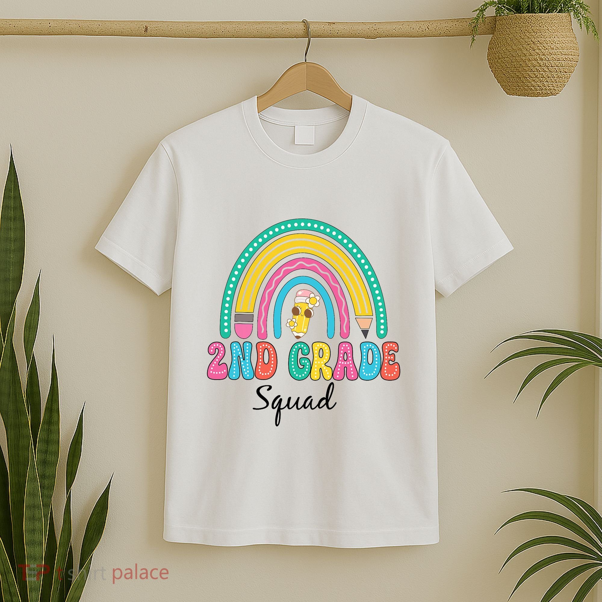 2nd Grade Squad Second Teacher Student Team Back To School T-Shirt