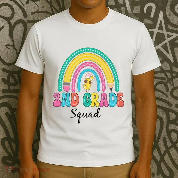 2nd Grade Squad Second Teacher Student Team Back To School T-Shirt