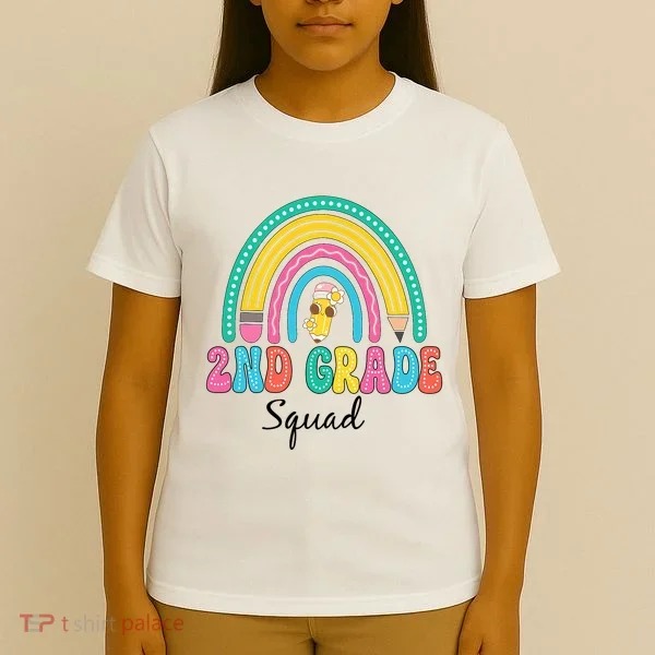 2nd Grade Squad Second Teacher Student Team Back To School T-Shirt