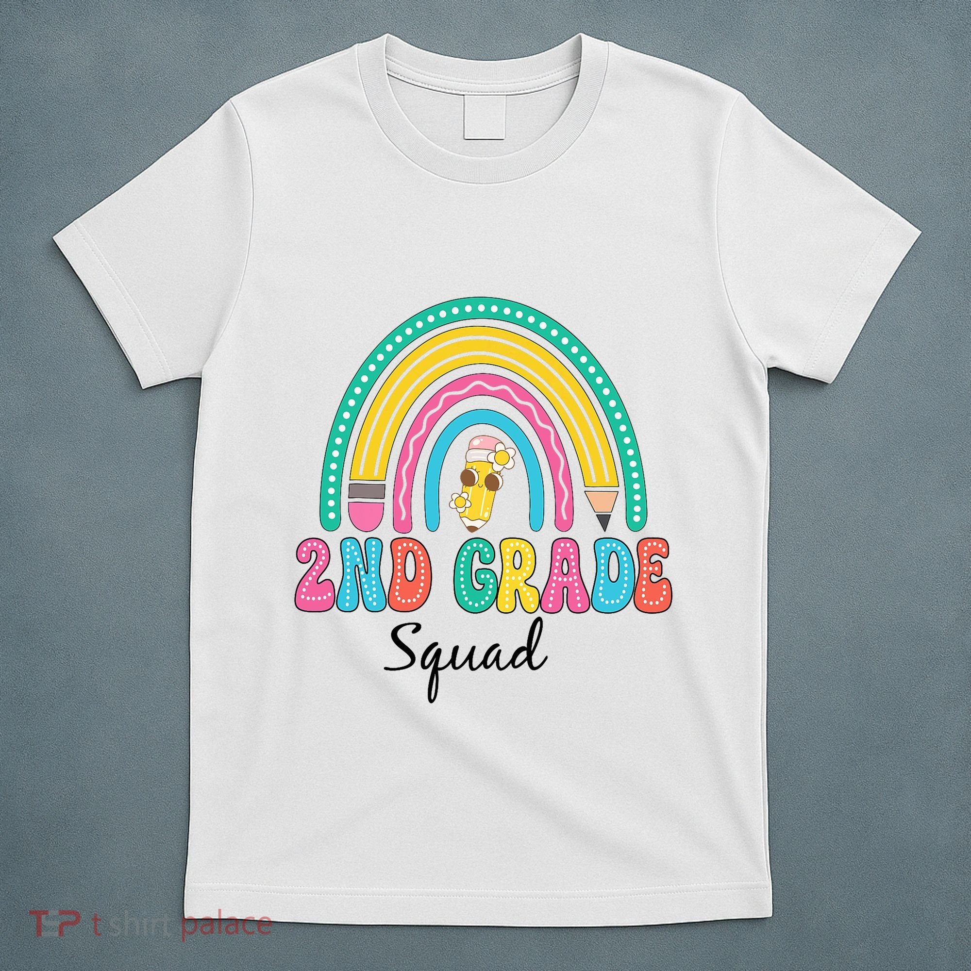 2nd Grade Squad Second Teacher Student Team Back To School T-Shirt