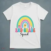 2nd Grade Squad Second Teacher Student Team Back To School T-Shirt thumb 5