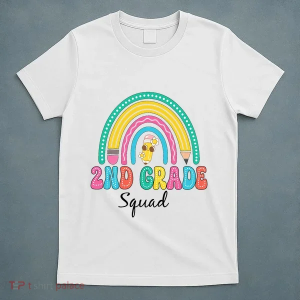 2nd Grade Squad Second Teacher Student Team Back To School T-Shirt