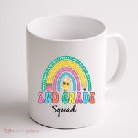 2nd Grade Squad Second Teacher Student Team Back To School Coffee Mug thumb 1