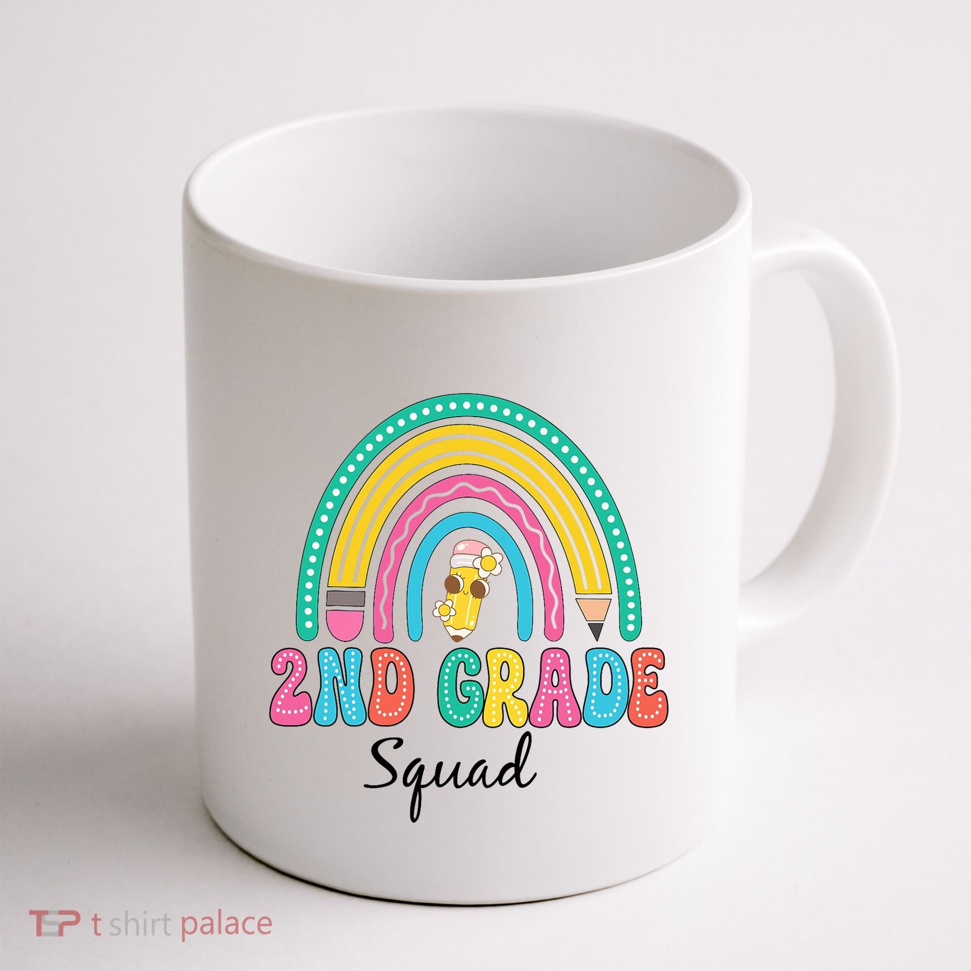 2nd Grade Squad Second Teacher Student Team Back To School Coffee Mug