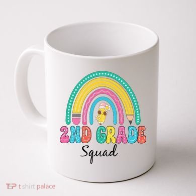 2nd Grade Squad Second Teacher Student Team Back To School Coffee Mug
