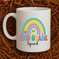 2nd Grade Squad Second Teacher Student Team Back To School Coffee Mug thumb 2