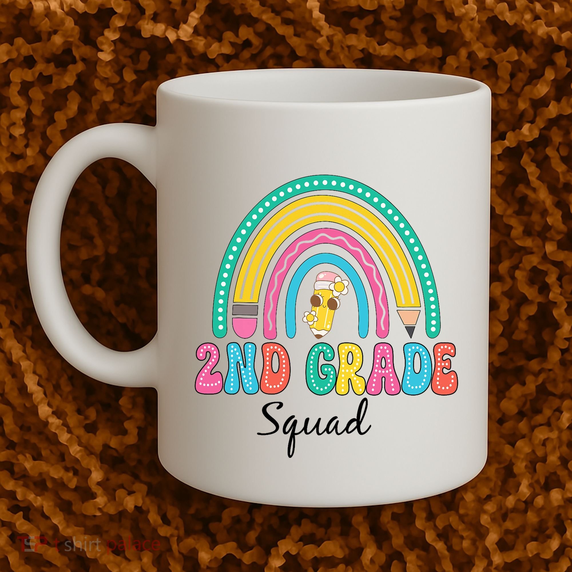2nd Grade Squad Second Teacher Student Team Back To School Coffee Mug