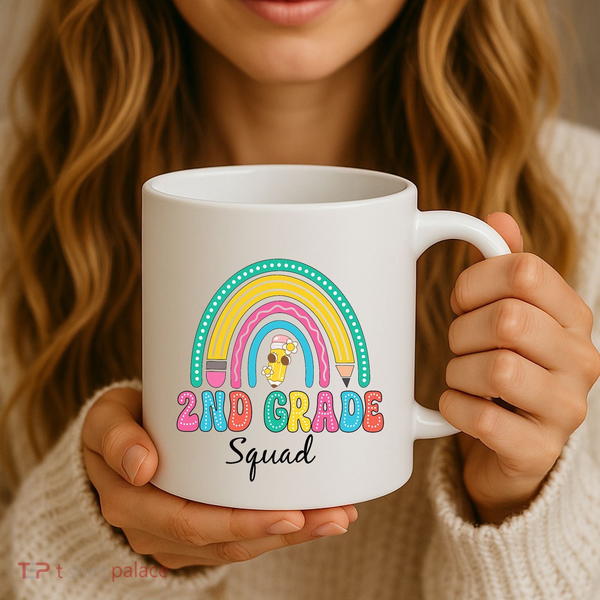 2nd Grade Squad Second Teacher Student Team Back To School Coffee Mug
