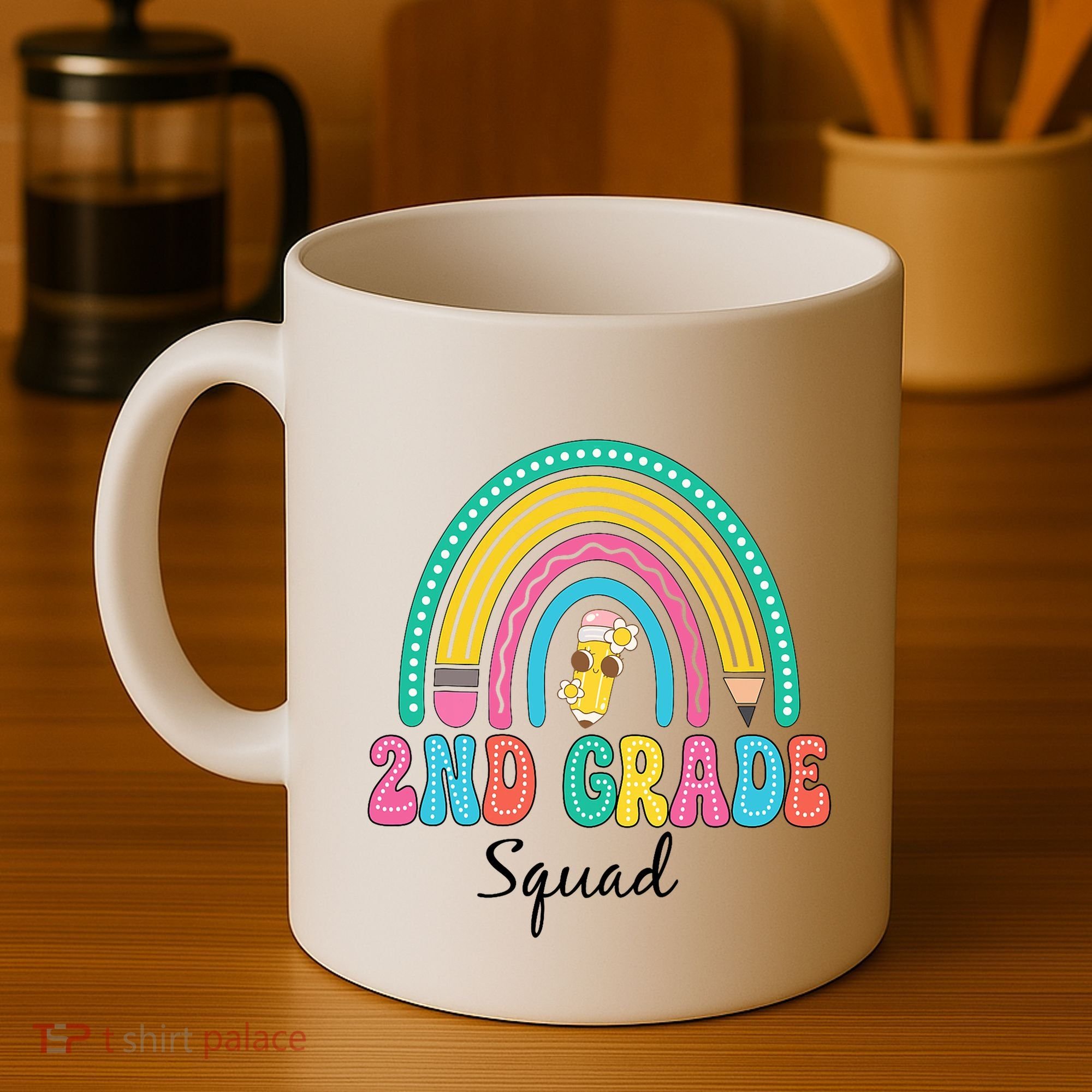 2nd Grade Squad Second Teacher Student Team Back To School Coffee Mug