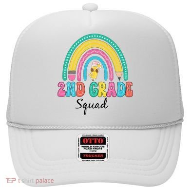 2nd Grade Squad Second Teacher Student Team Back To School Hat