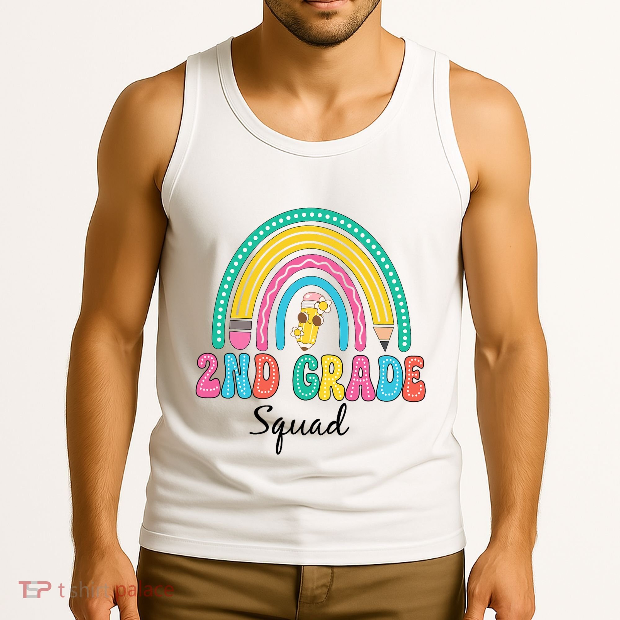 2nd Grade Squad Second Teacher Student Team Back To School Tank Top