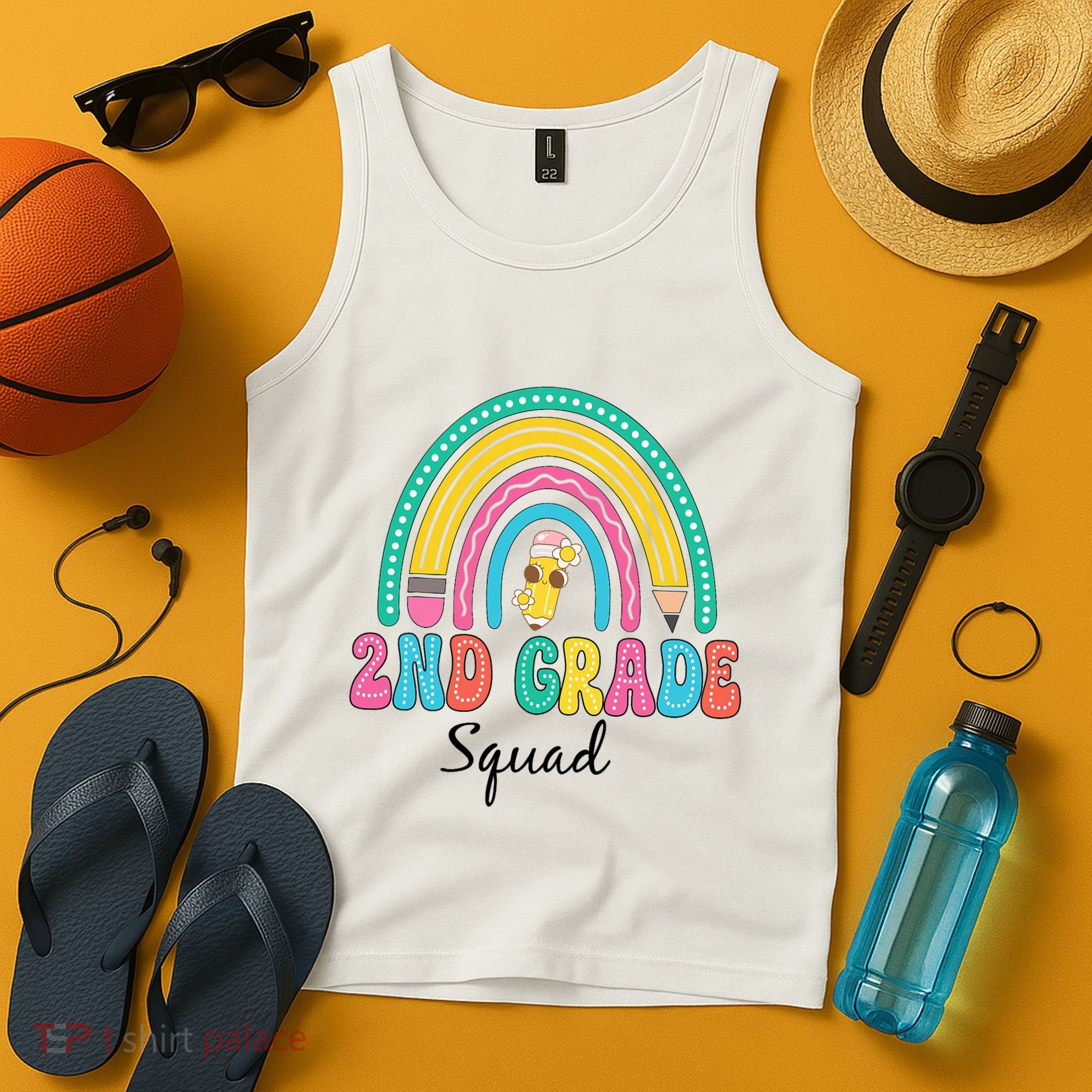 2nd Grade Squad Second Teacher Student Team Back To School Tank Top