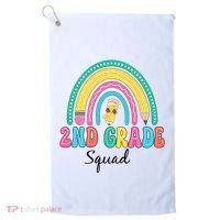 2nd Grade Squad Second Teacher Student Team Back To School Golf Towel thumb 0