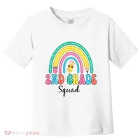 2nd Grade Squad Second Teacher Student Team Back To School Toddler T-Shirt thumb 0